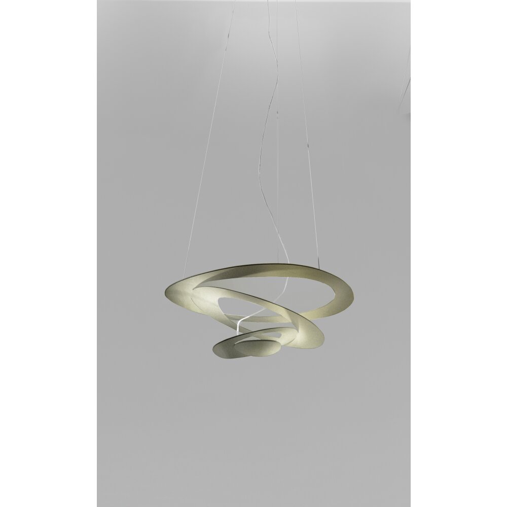 Suspension Artemide Pirce Micro LED Or, 1 lumière main product photo