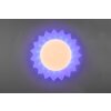 Plafonnier Reality Sunflower LED Blanc, 2 lumières, Télécommandes, Changeur de couleurs