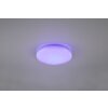Plafonnier Trio Frodeno LED Blanc, 2 lumières, Télécommandes, Changeur de couleurs