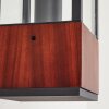 Applique murale d'extérieur Kiwalik Anthracite, Clair, 1 lumière
