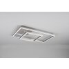 Plafonnier Reality Padella LED Nickel mat, 1 lumière