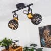 Plafonnier Gomsrud Noir, 2 lumières