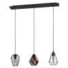 Suspension Eglo-Leuchten DISTAFF Noir, 3 lumières
