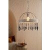 Suspension Eglo-Leuchten STEELEVILLE Noir, Transparent, 1 lumière
