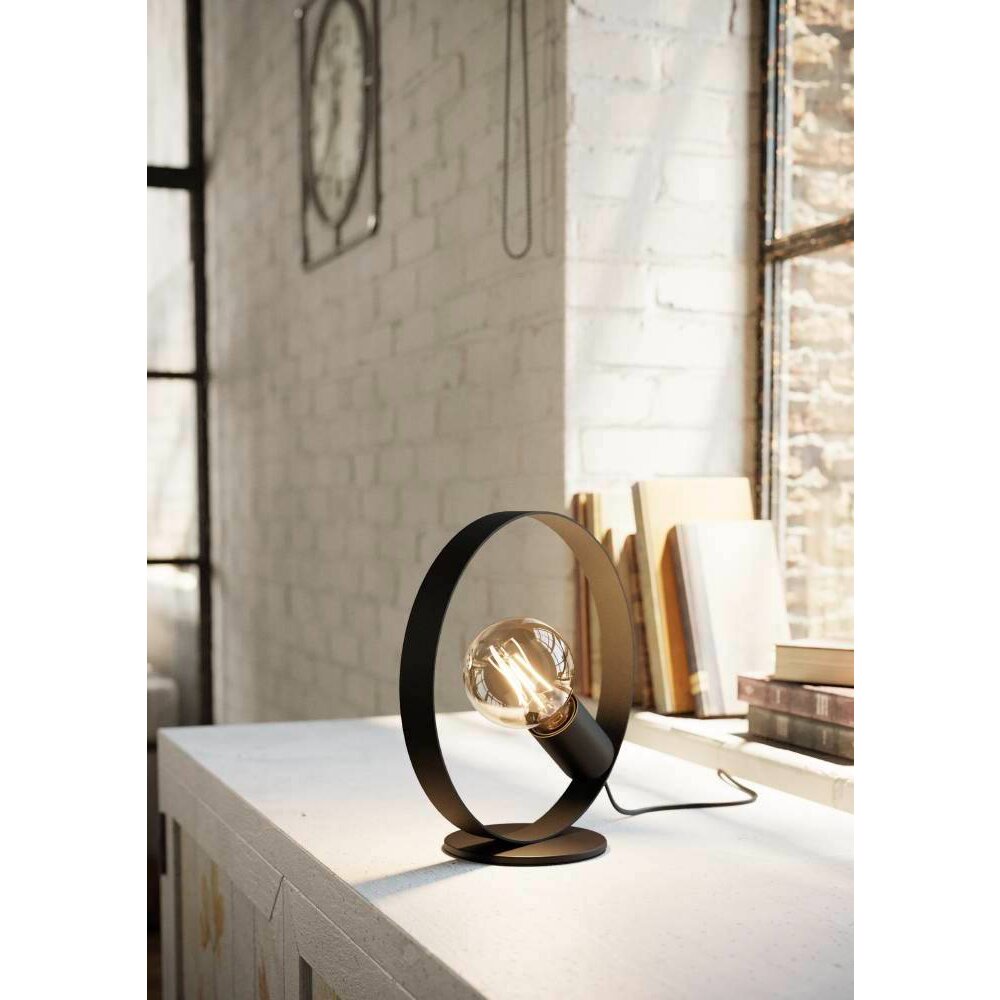 Lampe de table Eglo-Leuchten FRIJOLAS Noir, 1 lumière main product photo