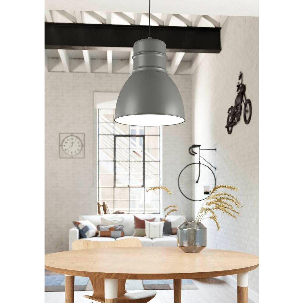 Suspension Eglo-Leuchten EBURY Gris, Blanc, 1 lumière main product photo