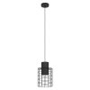 Suspension Eglo-Leuchten MILLIGAN Noir, Blanc, 1 lumière