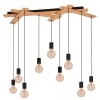 Suspension Eglo-Leuchten MONMOUNT Brun, Noir, 9 lumières