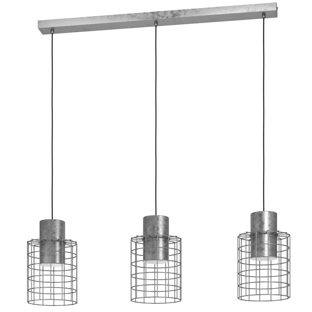 Suspension Eglo-Leuchten MILLIGAN Zingué, Blanc, 3 lumières main product photo
