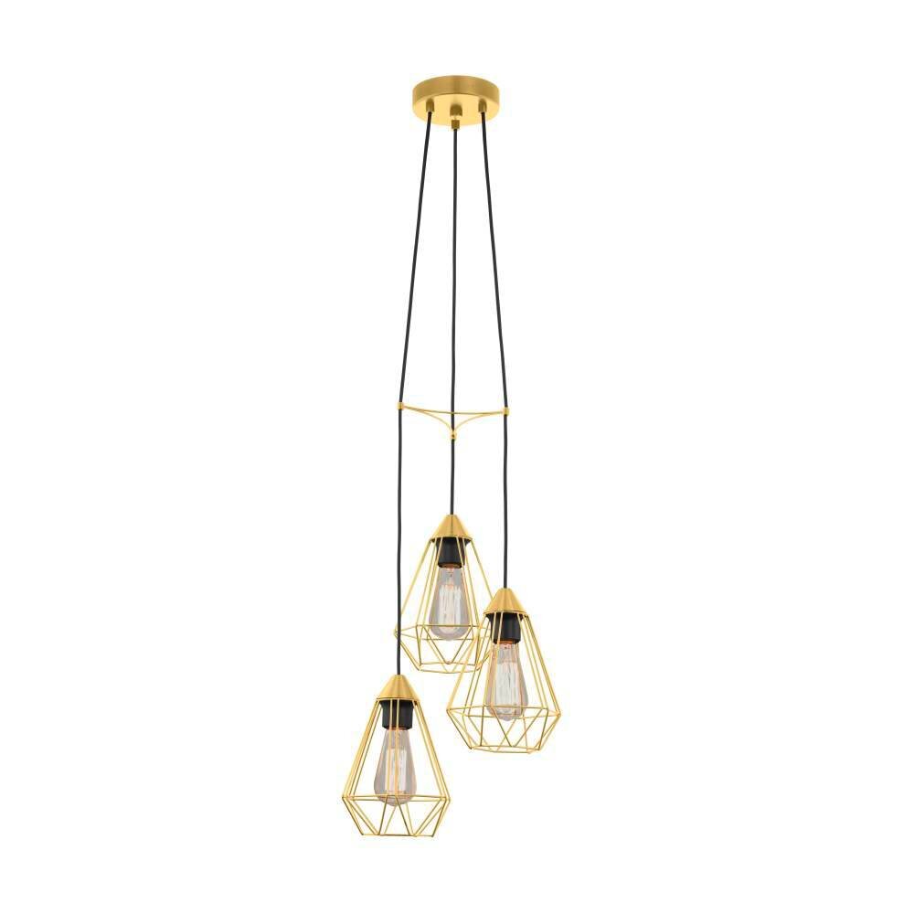Suspension Eglo-Leuchten TARBES Laiton, 3 lumières main product photo