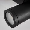 Plafonnier Hakamken Noir, 3 lumières