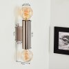 Applique murale Tulla Nickel mat, 2 lumières