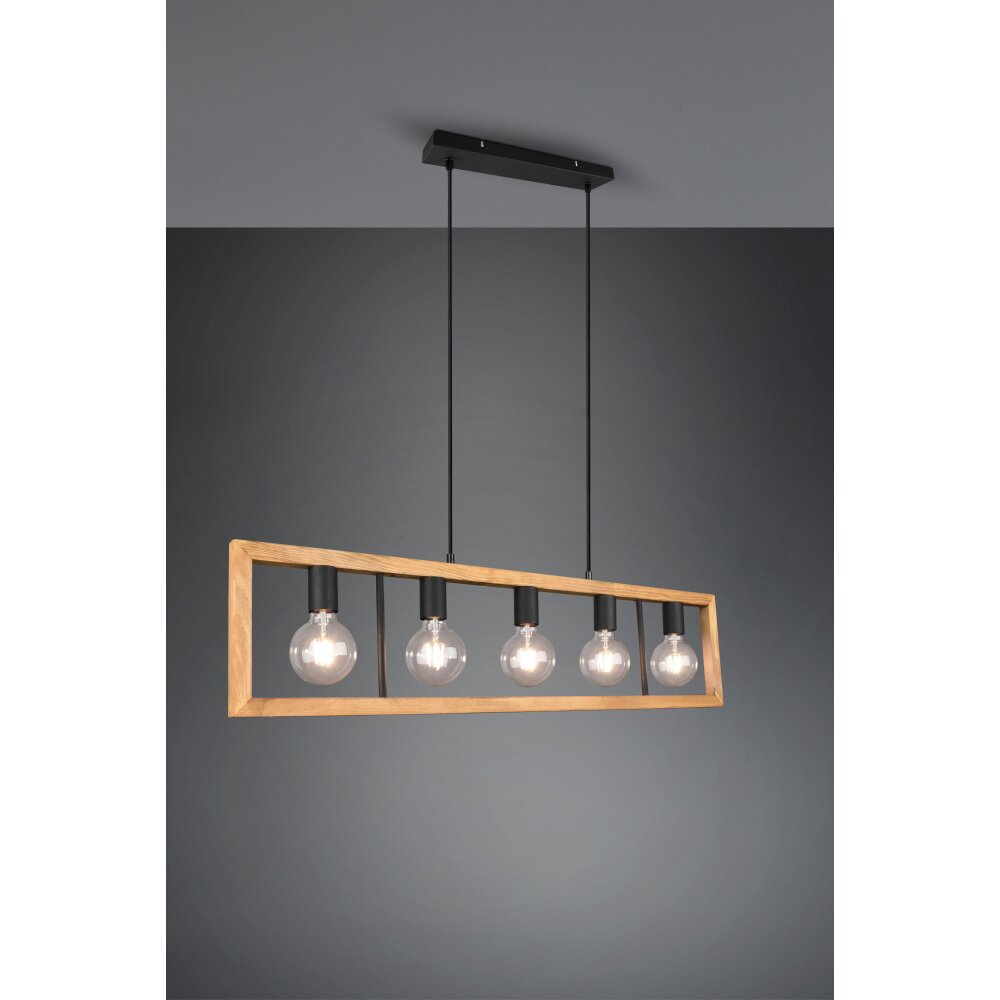 Suspension Trio-Leuchten Agra Noir, 5 lumières main product photo