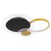 Plafonnier Globo SENNA LED Noir, 1 lumière, Télécommandes
