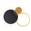 Plafonnier Globo SENNA LED Noir, 1 lumière, Télécommandes