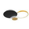 Plafonnier Globo SENNA LED Noir, 1 lumière, Télécommandes