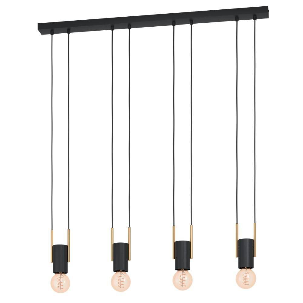 Suspension Eglo-Leuchten BITACHITO Laiton, Noir, 4 lumières main product photo