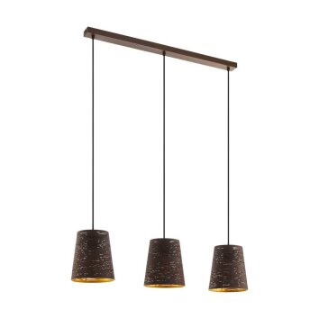 Suspension Eglo-Leuchten SEGEZIA Moka, 3 lumières