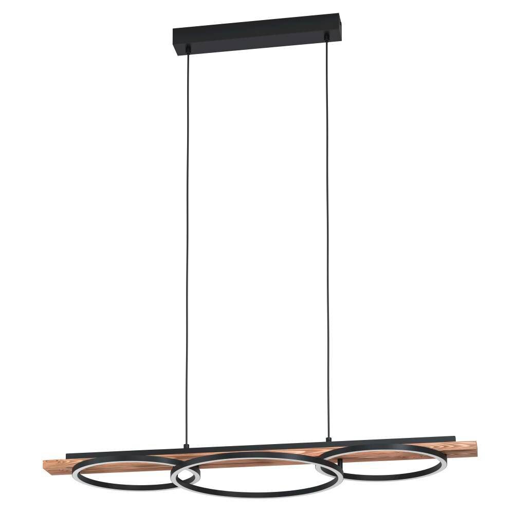 Suspension Eglo-Leuchten BOYAL LED Brun, Noir, 3 lumières main product photo
