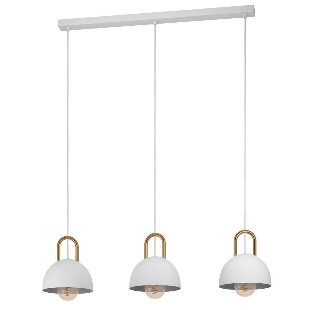 Suspension Eglo-Leuchten CALMANERA Laiton, Blanc, 3 lumières main product photo
