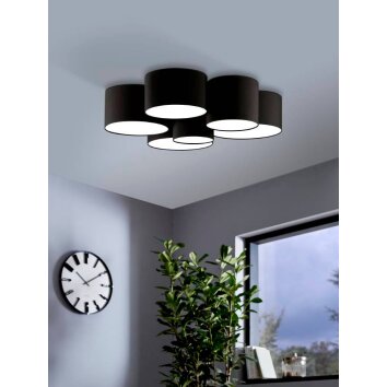 Plafonnier Eglo-Leuchten PASTORE Blanc, 6 lumières