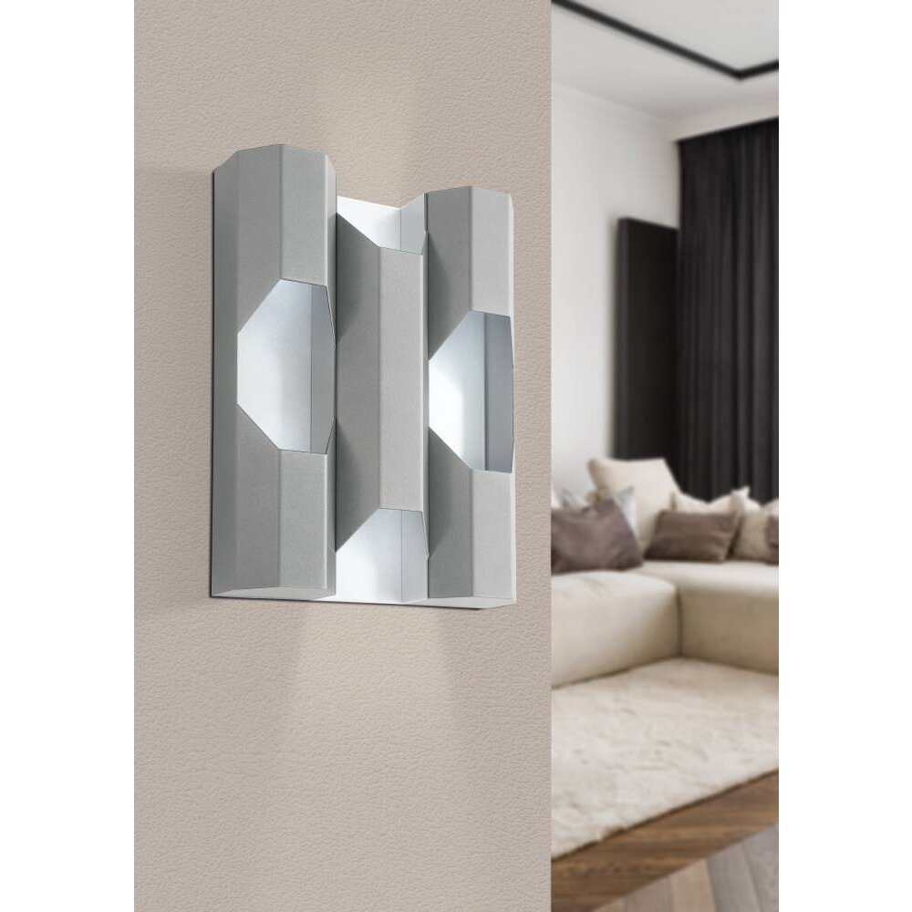 Applique murale Eglo-Leuchten ZINACUA LED Argenté, 4 lumières main product photo