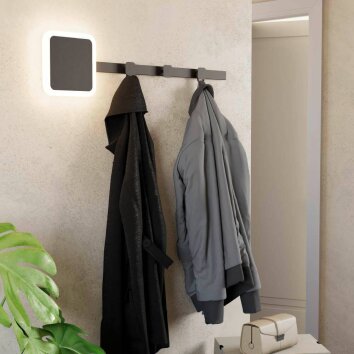 Applique murale Eglo-Leuchten CARTIGNANO LED Noir, 1 lumière Applique murale Eglo-Leuchten CARTIGNANO LED Noir, 1 lumière
