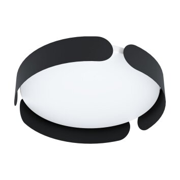 Plafonnier Eglo-Leuchten VALCASOTTO LED Noir, 1 lumière