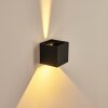 Applique murale Strandaa LED Noir, 2 lumières