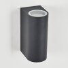 Applique murale d'extérieur Skaabu Noir, Blanc, 2 lumières