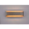 Applique murale Trio-Leuchten Arino LED Brun foncé, Nickel mat, 1 lumière