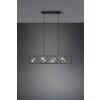 Suspension Trio-Leuchten Bela Noir, 4 lumières