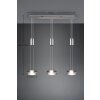 Suspension Trio-Leuchten Franklin LED Nickel mat, 3 lumières Suspension Trio-Leuchten Franklin LED Nickel mat, 3 lumières