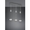 Suspension Trio-Leuchten Franklin LED Nickel mat, 3 lumières Suspension Trio-Leuchten Franklin LED Nickel mat, 3 lumières