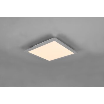Plafonnier Reality Alpha LED Titane, 1 lumière