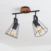 Plafonnier Uatuasa Écru, Noir, 2 lumières