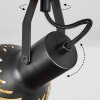Plafonnier Racolo Bois foncé, 1 lumière