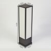 Borne lumineuse Apidou LED Anthracite, 1 lumière Borne lumineuse Apidou LED Anthracite, 1 lumière