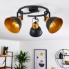 Plafonnier Blackburn Noir doré, 3 lumières