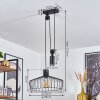 Suspension Ilihuli Noir, 1 lumière Suspension Ilihuli Noir, 1 lumière