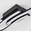 Plafonnier Kumahu LED Noir, 1 lumière