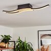 Plafonnier Kumahu LED Noir, 1 lumière