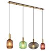 Suspension Globo NORMY Laiton, 4 lumières