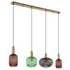 Suspension Globo NORMY Laiton, 4 lumières