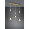 Suspension Trio-Leuchten Franklin LED Laiton, 3 lumières