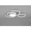 Plafonnier Trio-Leuchten Jive LED Blanc, 1 lumière, Télécommandes