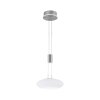 Suspension Paul-Neuhaus Q-ETIENNE LED Acier brossé, 2 lumières, Télécommandes