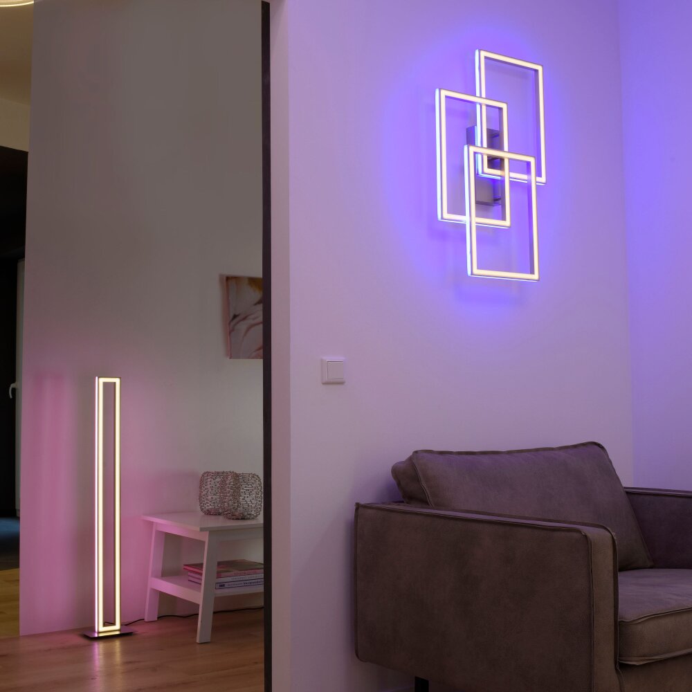 Plafonnier Paul-Neuhaus HELIX LED Aluminium, 6 lumières, Télécommandes main product photo