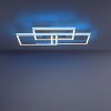 Plafonnier Paul-Neuhaus HELIX LED Aluminium, 6 lumières, Télécommandes