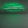 Plafonnier Paul-Neuhaus HELIX LED Aluminium, 6 lumières, Télécommandes